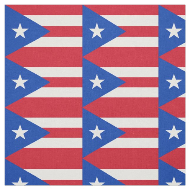 Puerto Rico State Flag Fabric (Swatch)