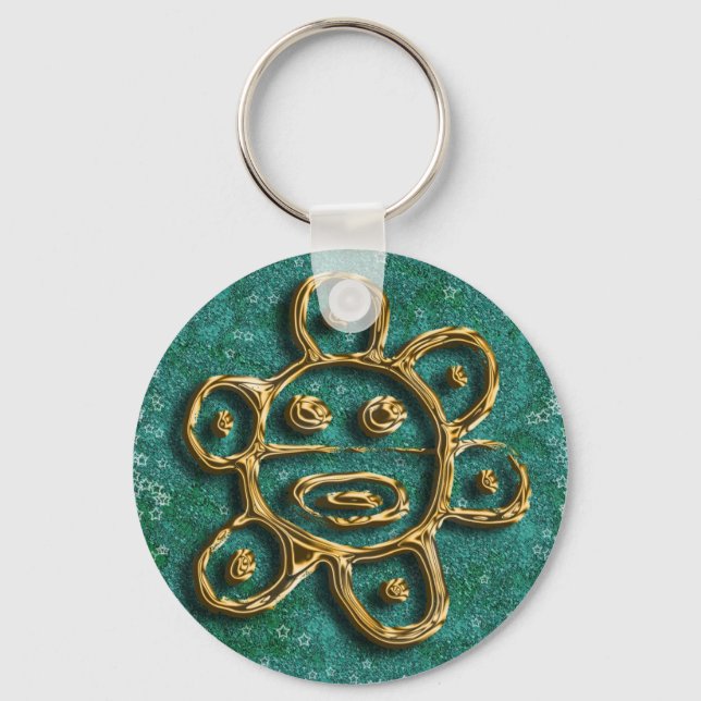 Puerto Rico - sun Keychain (Front)