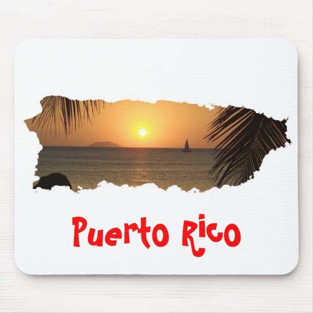 Puerto Rico Sunset Mousepad (Front)