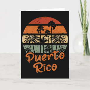 Puerto Rico Surfing Vintage  Card