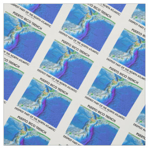 Puerto Rico Trench Deepest Part Of North Atlantic Fabric