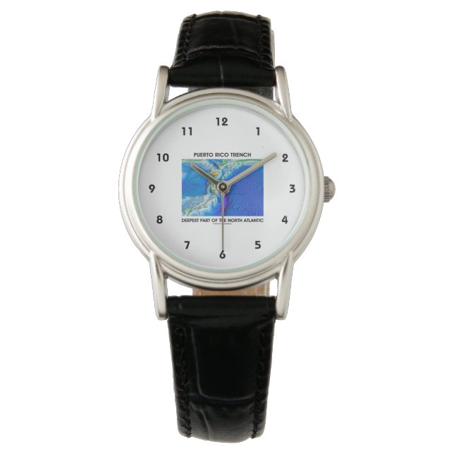 Puerto Rico Trench Deepest Part Of North Atlantic Watch (Front)