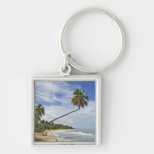 Puerto Rico. Tres Palmitas Beach Puerto Rico Keychain