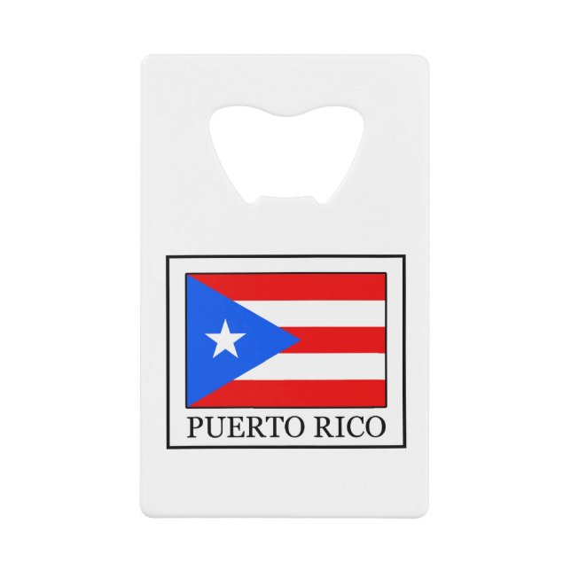 Puerto Rico Wallet Bottle Opener (Front)