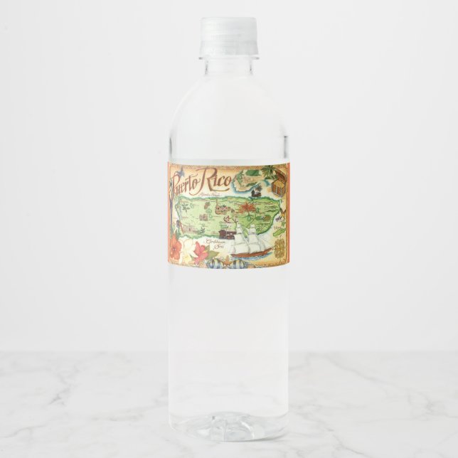 Puerto Rico Water Label (Front)