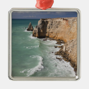 Puerto Rico, West Coast, Cabo Rojo, coastline Metal Ornament