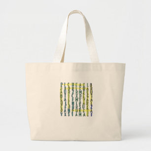 PUERTO RICO WORD SEACRH LARGE TOTE BAG