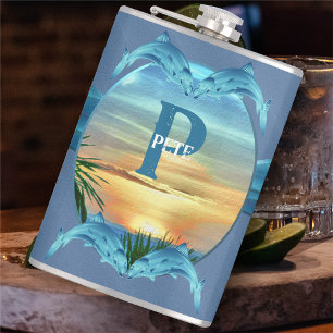 Puerto Sunset 1557 Hip Flask