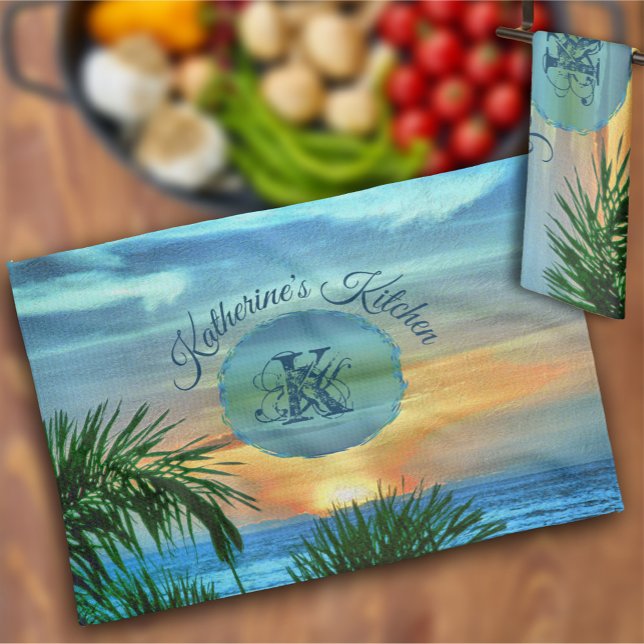 Puerto Sunset 1557 Kitchen Towel (Creator Uploaded)