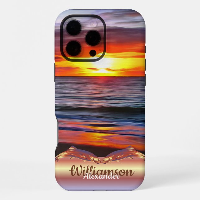 Puerto Sunset 1739 iPhone Case (Back)