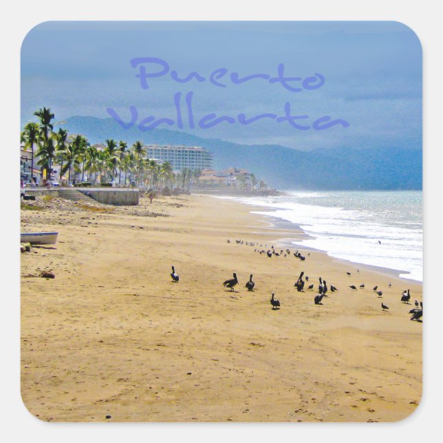 Puerto Vallarta 2 Sticker (Front)