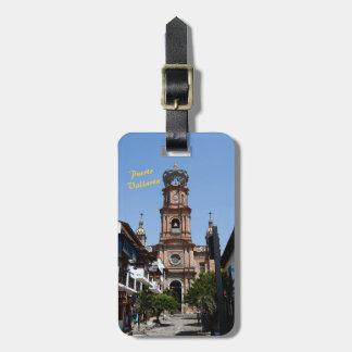 Puerto Vallarta Church Luggage Tag