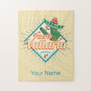 Puerto Vallarta Jalisco Mexico dancing cactus Jigsaw Puzzle