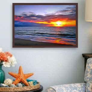 Puerto Vallarta Malecon Sunset 1739 Art Print