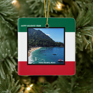 Puerto Vallarta, Mexico  Ceramic Ornament