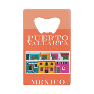 Puerto Vallarta Mexico Credit Card Bottle Opener