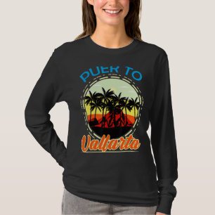 Puerto Vallarta Mexico Retro Mexican Resort Vacati T-Shirt