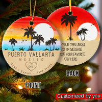Puerto Vallarta Mexico Retro Sunset Souvenirs 60s