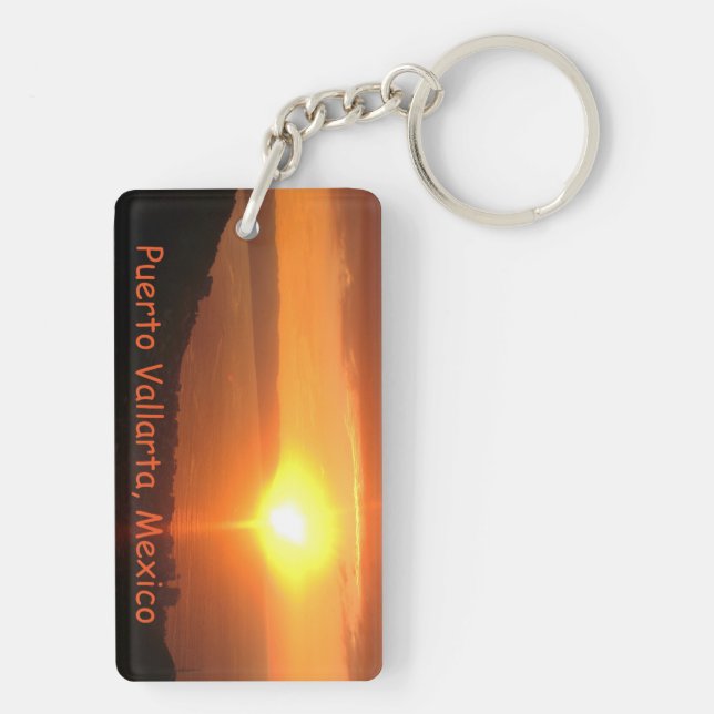 Puerto Vallarta, Mexico souvenir keychain (Back)