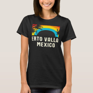 Puerto Vallarta Retro Rainbow Vacation Souvenir Me T-Shirt