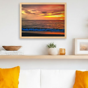 Puerto Vallarta Sunset Banderas Bay 1577 Art Print