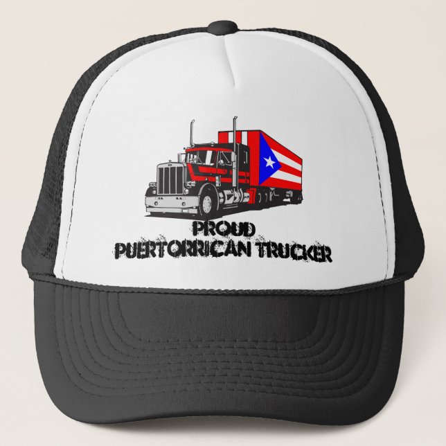 Puertorrican Trucker Trucker Hat (Front)