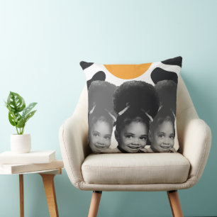 Puff Life Throw Pillow