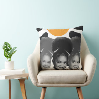 Puff Life Throw Pillow