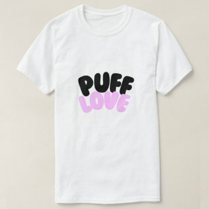 Puff Love Modern White Men's tshirts 