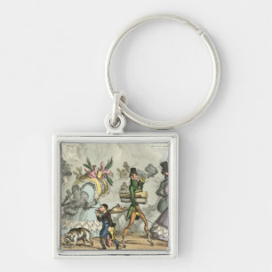Puff, Puff, It is an Age of Puffing, Puff, Puff, P Keychain