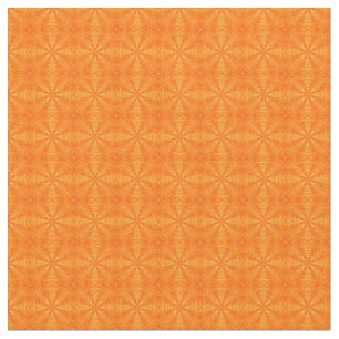 Puffed Pillows-Orange-Zazzle Fabric