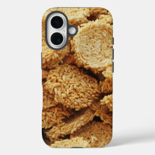 Puffed Rice Cakes ~ Asian Sweets Desserts Food iPhone 16 Case