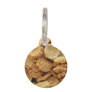 Puffed Rice Cakes ~ Asian Sweets Desserts Food Pet Tag
