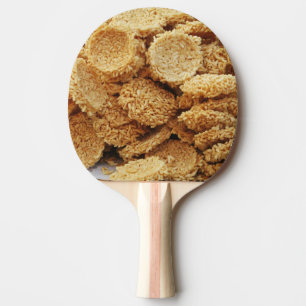 Puffed Rice Cakes ~ Asian Sweets Desserts Food Ping Pong Paddle