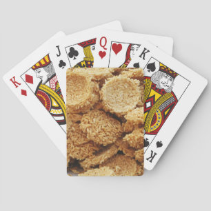 Puffed Rice Cakes ~ Asian Sweets Desserts Food Playing Cards