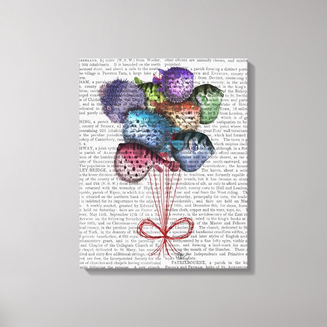 Puffer Fish Balloons Canvas Print (Front)