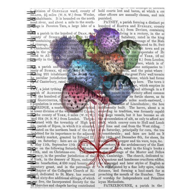 Puffer Fish Balloons Notebook (Front)