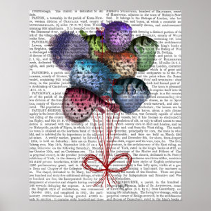 Puffer Fish Balloons Poster