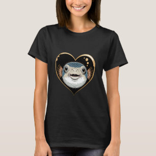 Puffer Fish Blowfish Animal Motif Sea Ocean Puffer T-Shirt