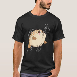 Puffer Fish Blowfish Bubbles T-Shirt