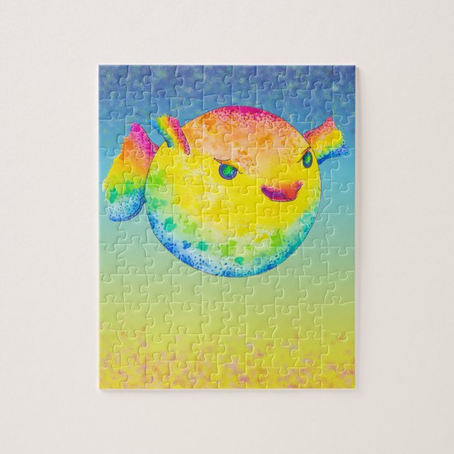 Puffer fish jigsaw puzzle (Vertical)