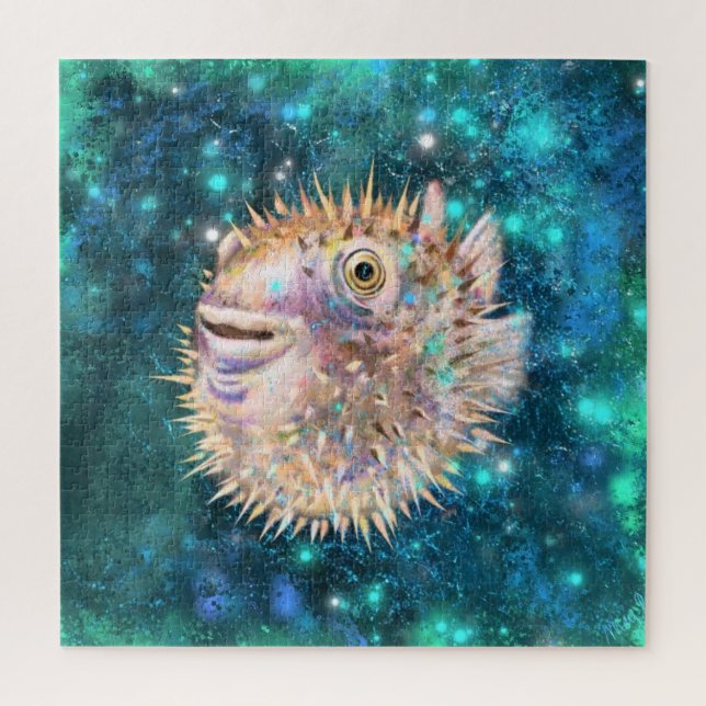Puffer Fish Jigsaw Puzzle Puffer (Vertical)