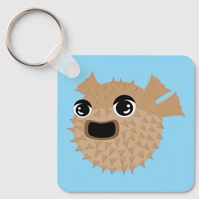 Puffer Fish Keychain (Front)