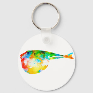 Puffer Fish Keychain
