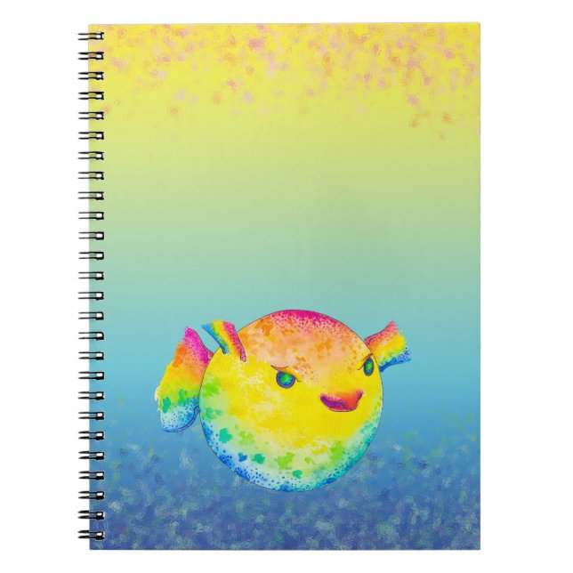 Puffer fish notebook (Front)