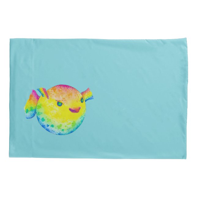 Puffer fish pillowcase (Back)