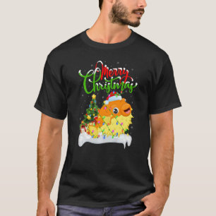 Puffer Fish Xmas Decorations Puffer Fish Christma T-Shirt