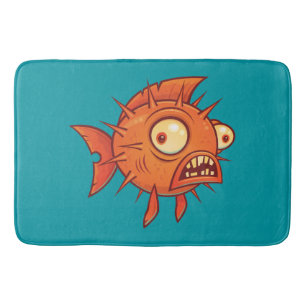 Pufferfish Bath Mat