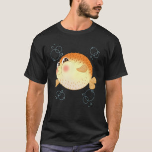 Pufferfish Blowfish Tetraodontidae Sea Squab Ballo T-Shirt