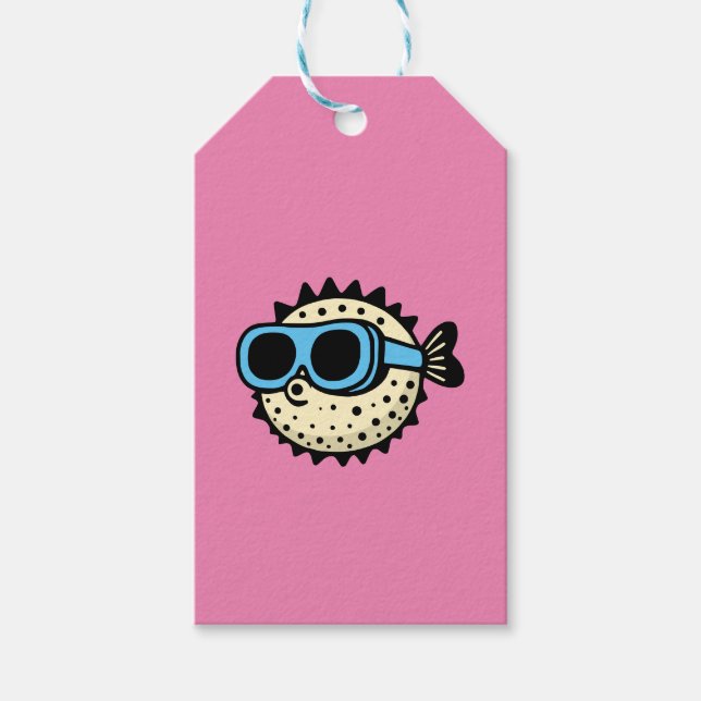 Pufferfish Gift Tags (Front)